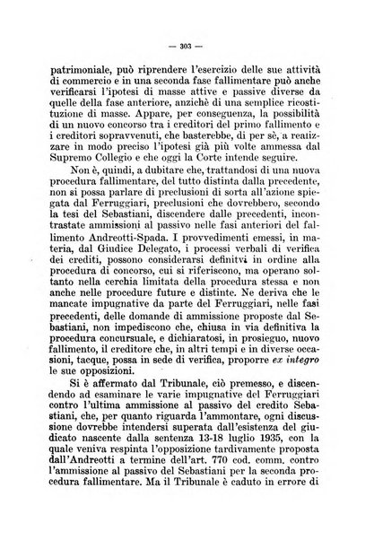 Il diritto fallimentare e delle società commerciali rivista di dottrina e giurisprudenza