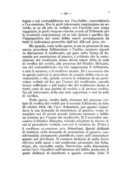 Il diritto fallimentare e delle società commerciali rivista di dottrina e giurisprudenza