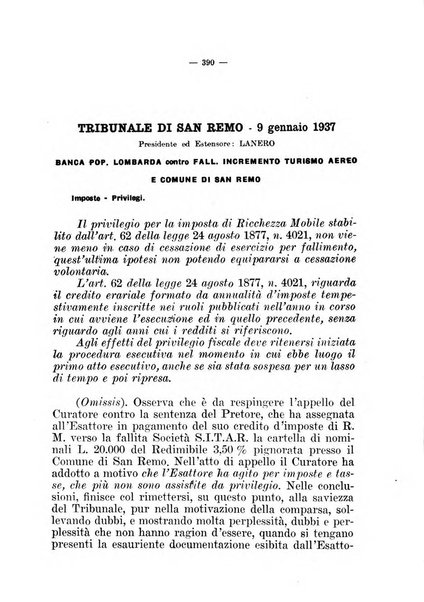 Il diritto fallimentare e delle società commerciali rivista di dottrina e giurisprudenza