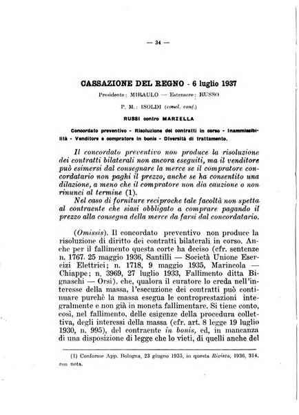 Il diritto fallimentare e delle società commerciali rivista di dottrina e giurisprudenza