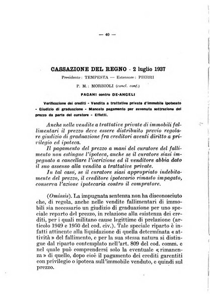 Il diritto fallimentare e delle società commerciali rivista di dottrina e giurisprudenza