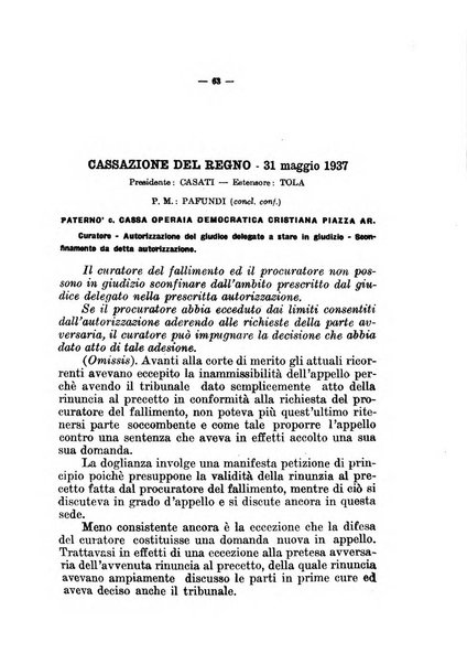 Il diritto fallimentare e delle società commerciali rivista di dottrina e giurisprudenza