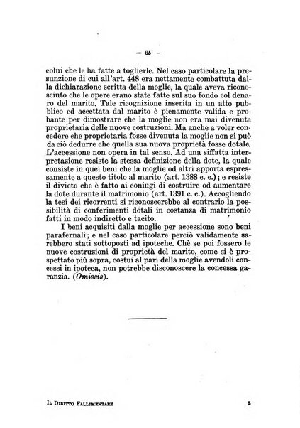 Il diritto fallimentare e delle società commerciali rivista di dottrina e giurisprudenza