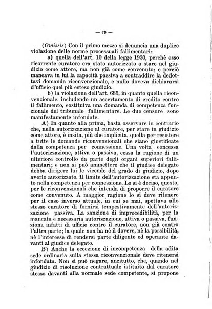 Il diritto fallimentare e delle società commerciali rivista di dottrina e giurisprudenza