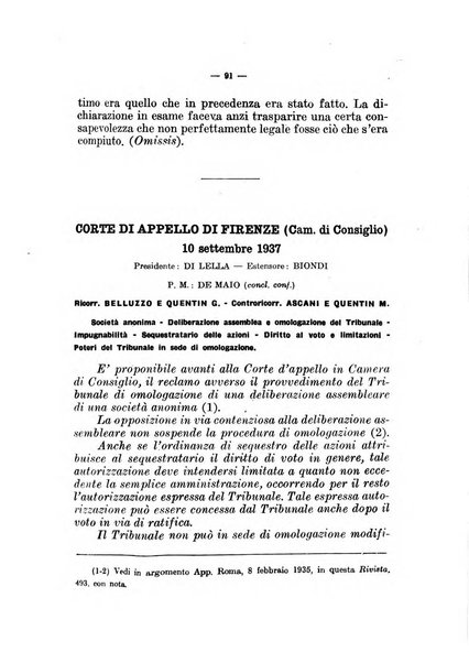 Il diritto fallimentare e delle società commerciali rivista di dottrina e giurisprudenza