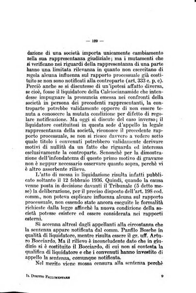 Il diritto fallimentare e delle società commerciali rivista di dottrina e giurisprudenza