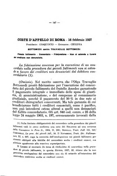 Il diritto fallimentare e delle società commerciali rivista di dottrina e giurisprudenza