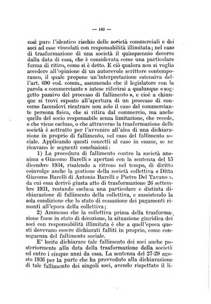 Il diritto fallimentare e delle società commerciali rivista di dottrina e giurisprudenza