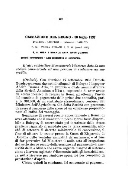 Il diritto fallimentare e delle società commerciali rivista di dottrina e giurisprudenza