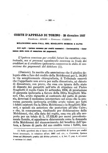 Il diritto fallimentare e delle società commerciali rivista di dottrina e giurisprudenza