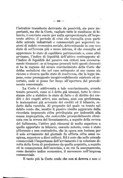 Il diritto fallimentare e delle società commerciali rivista di dottrina e giurisprudenza