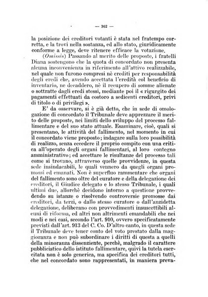 Il diritto fallimentare e delle società commerciali rivista di dottrina e giurisprudenza