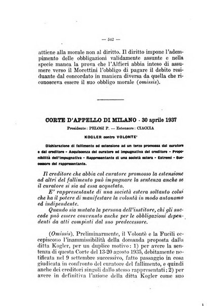 Il diritto fallimentare e delle società commerciali rivista di dottrina e giurisprudenza