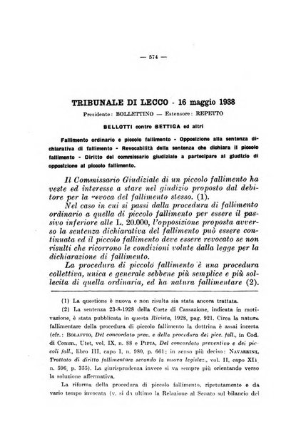 Il diritto fallimentare e delle società commerciali rivista di dottrina e giurisprudenza