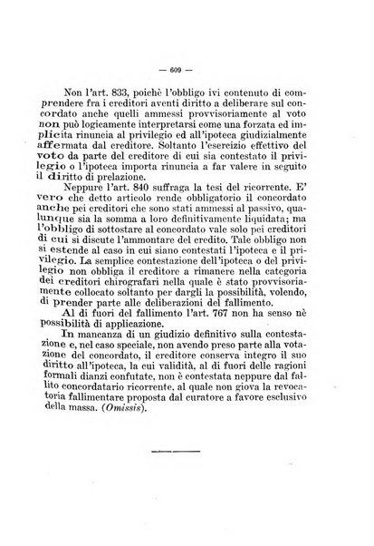 Il diritto fallimentare e delle società commerciali rivista di dottrina e giurisprudenza