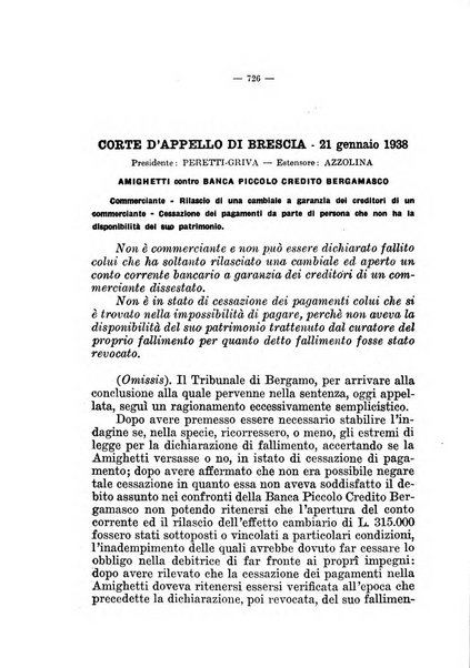 Il diritto fallimentare e delle società commerciali rivista di dottrina e giurisprudenza