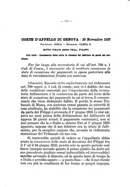 Il diritto fallimentare e delle società commerciali rivista di dottrina e giurisprudenza