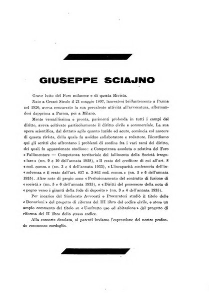 Il diritto fallimentare e delle società commerciali rivista di dottrina e giurisprudenza