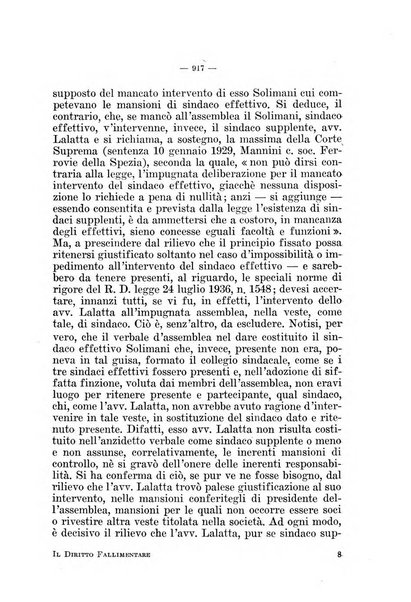 Il diritto fallimentare e delle società commerciali rivista di dottrina e giurisprudenza