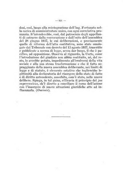 Il diritto fallimentare e delle società commerciali rivista di dottrina e giurisprudenza