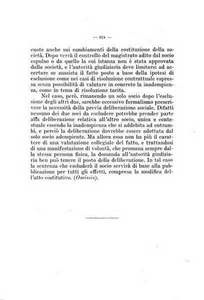 Il diritto fallimentare e delle società commerciali rivista di dottrina e giurisprudenza