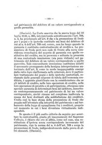 Il diritto fallimentare e delle società commerciali rivista di dottrina e giurisprudenza