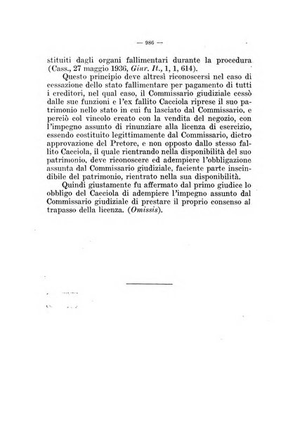 Il diritto fallimentare e delle società commerciali rivista di dottrina e giurisprudenza