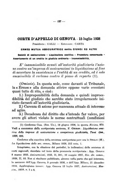 Il diritto fallimentare e delle società commerciali rivista di dottrina e giurisprudenza