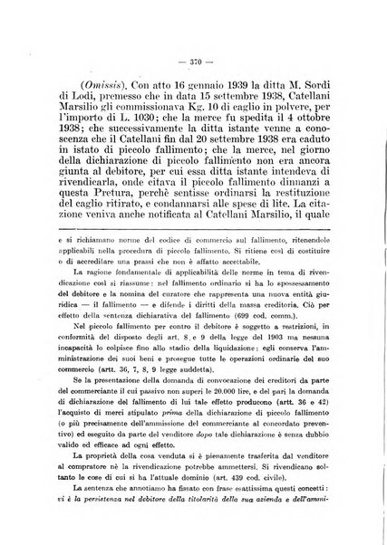 Il diritto fallimentare e delle società commerciali rivista di dottrina e giurisprudenza