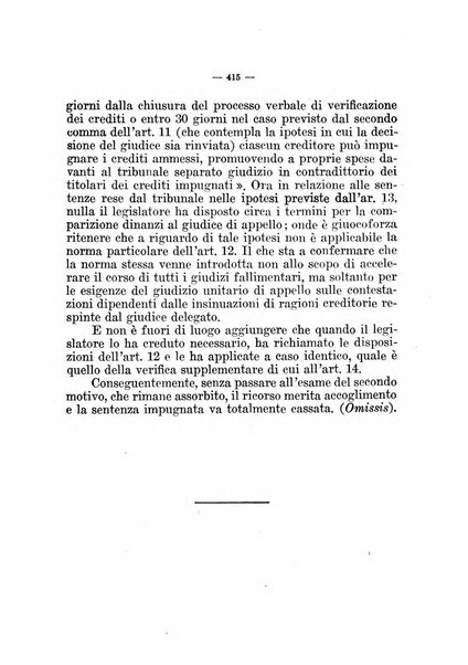 Il diritto fallimentare e delle società commerciali rivista di dottrina e giurisprudenza