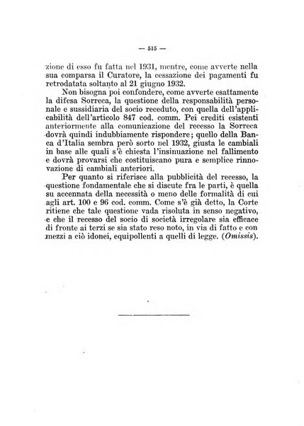 Il diritto fallimentare e delle società commerciali rivista di dottrina e giurisprudenza