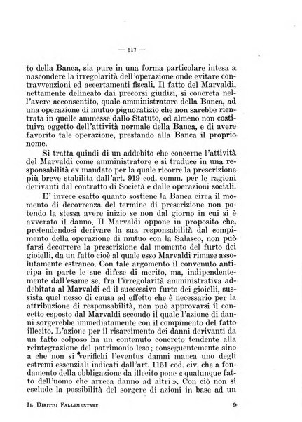 Il diritto fallimentare e delle società commerciali rivista di dottrina e giurisprudenza