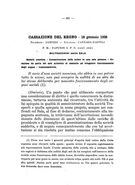 Il diritto fallimentare e delle società commerciali rivista di dottrina e giurisprudenza