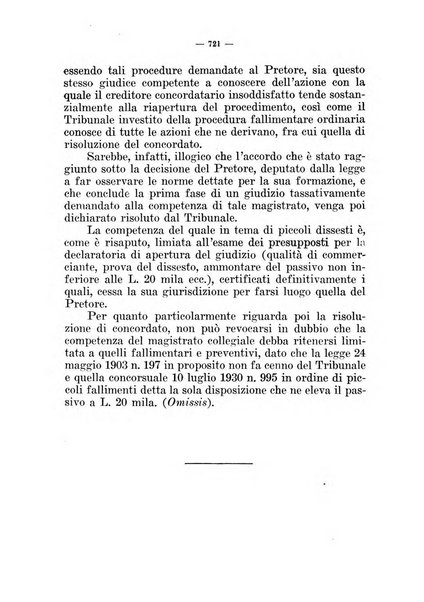 Il diritto fallimentare e delle società commerciali rivista di dottrina e giurisprudenza