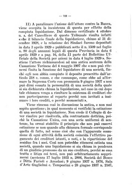 Il diritto fallimentare e delle società commerciali rivista di dottrina e giurisprudenza