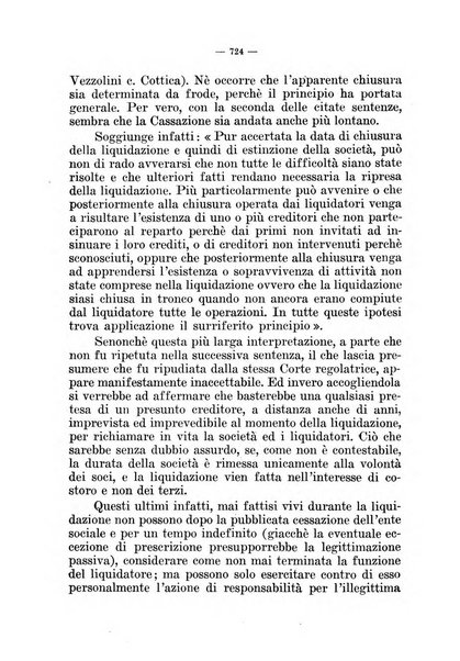 Il diritto fallimentare e delle società commerciali rivista di dottrina e giurisprudenza