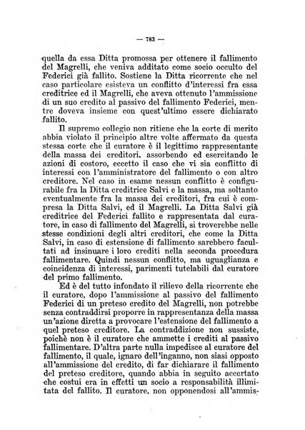 Il diritto fallimentare e delle società commerciali rivista di dottrina e giurisprudenza