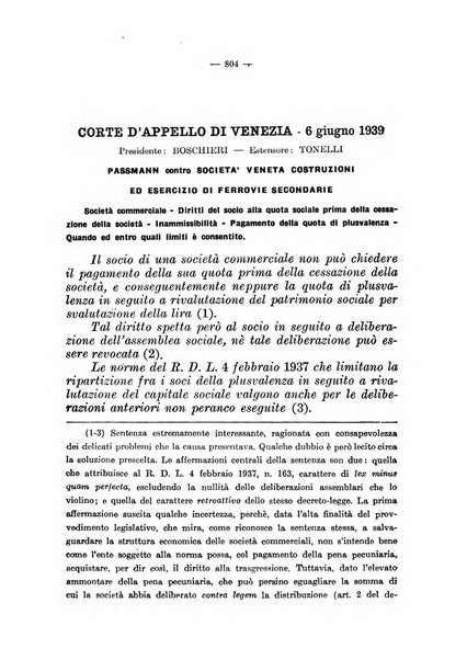 Il diritto fallimentare e delle società commerciali rivista di dottrina e giurisprudenza