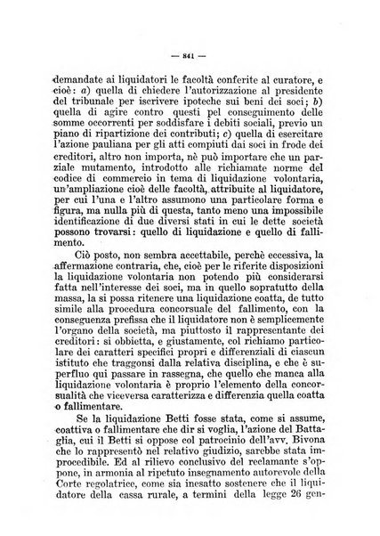 Il diritto fallimentare e delle società commerciali rivista di dottrina e giurisprudenza