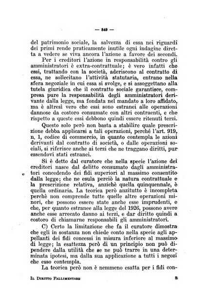 Il diritto fallimentare e delle società commerciali rivista di dottrina e giurisprudenza