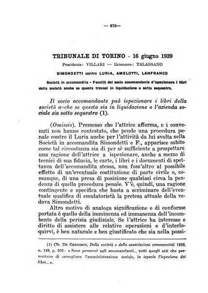 Il diritto fallimentare e delle società commerciali rivista di dottrina e giurisprudenza