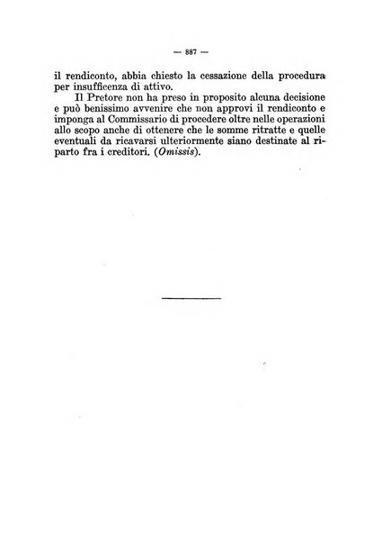 Il diritto fallimentare e delle società commerciali rivista di dottrina e giurisprudenza