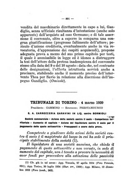 Il diritto fallimentare e delle società commerciali rivista di dottrina e giurisprudenza