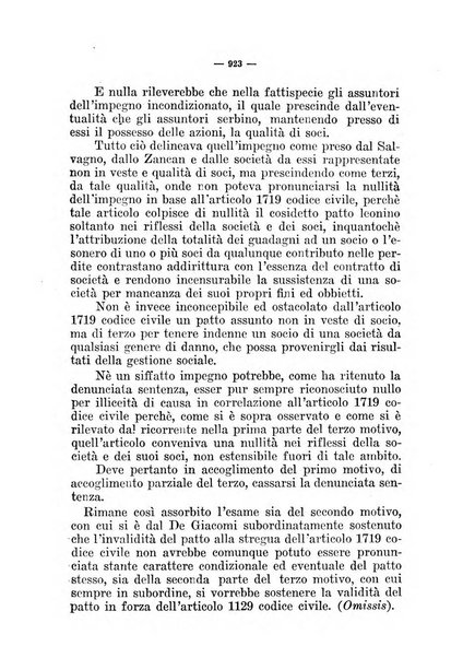 Il diritto fallimentare e delle società commerciali rivista di dottrina e giurisprudenza