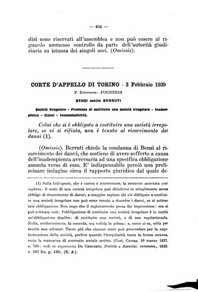 Il diritto fallimentare e delle società commerciali rivista di dottrina e giurisprudenza