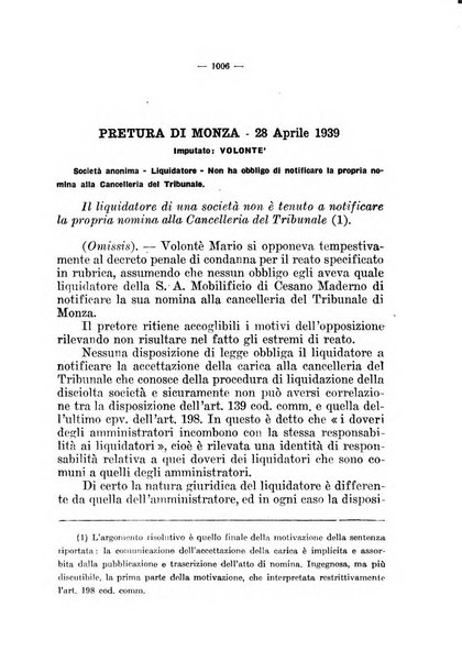 Il diritto fallimentare e delle società commerciali rivista di dottrina e giurisprudenza