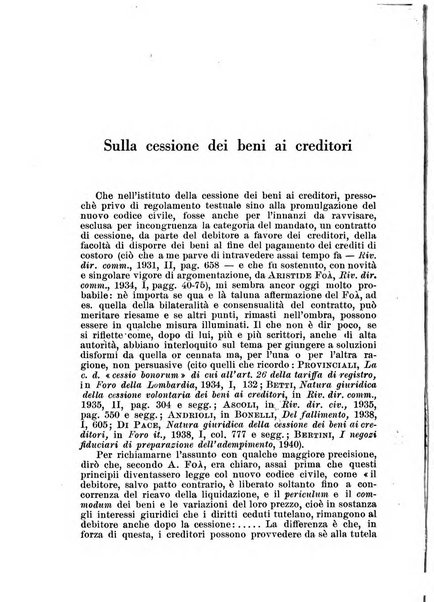 Il diritto fallimentare e delle società commerciali rivista di dottrina e giurisprudenza