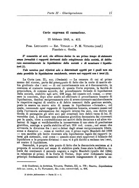 Il diritto fallimentare e delle società commerciali rivista di dottrina e giurisprudenza