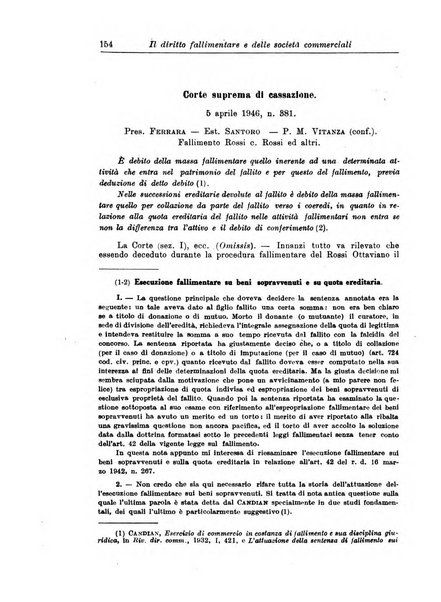 Il diritto fallimentare e delle società commerciali rivista di dottrina e giurisprudenza