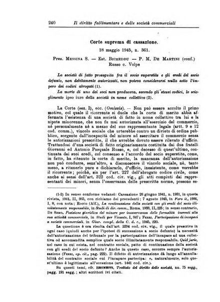 Il diritto fallimentare e delle società commerciali rivista di dottrina e giurisprudenza